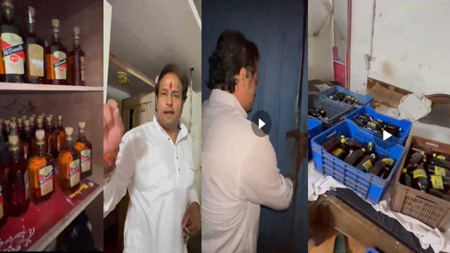 Congress candidate Vikas Upadhyay raided dozens of places