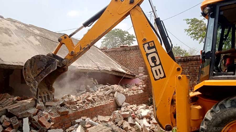 Bulldozer Action in raipur CG