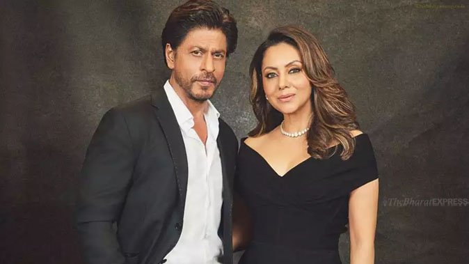 Shah Rukh Khan Gauri Khan ed notise