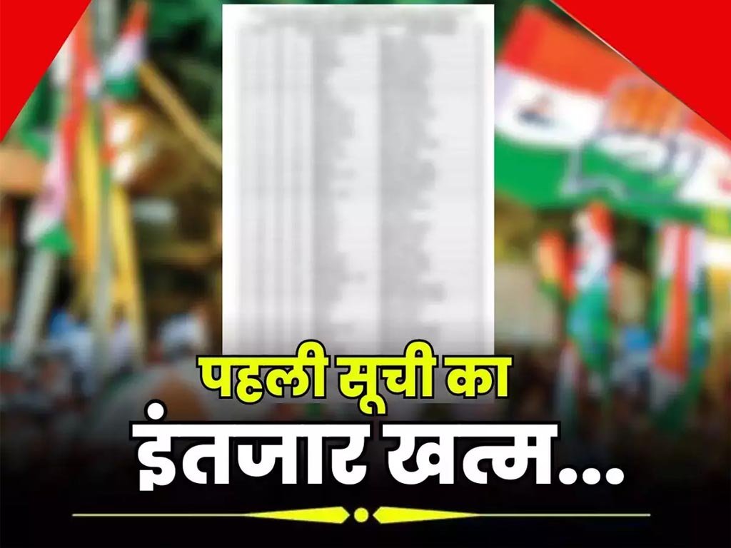 CONGRESS LOK SABHA CANDIDATE LIST 2024