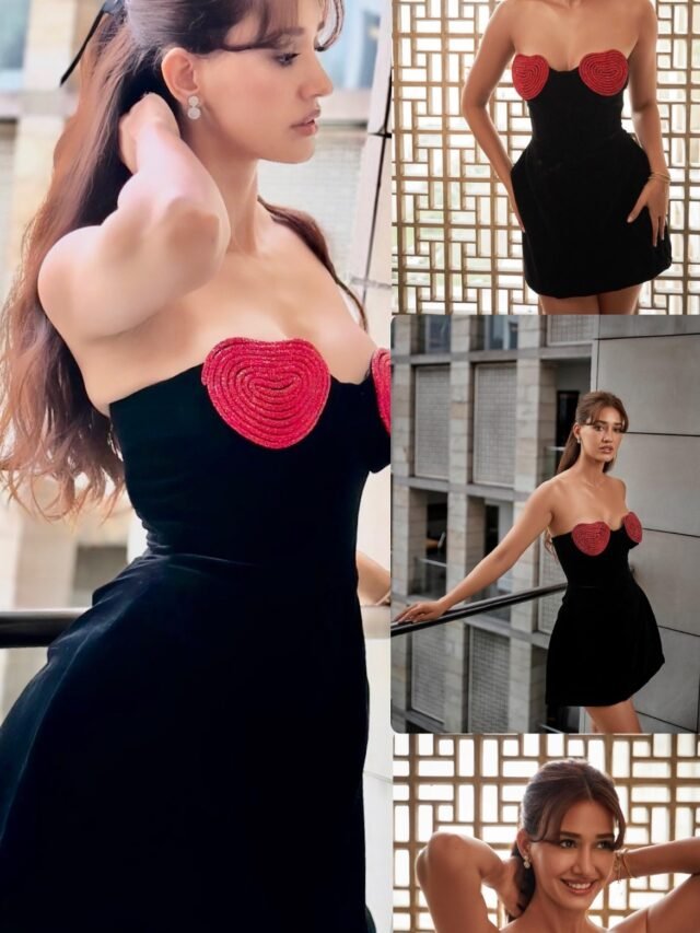 DISHA PATANI NEW PHOTO: दिशा patani ने बढ़ाया इंटरनेट का पारा , Black और रेड ड्रेस में