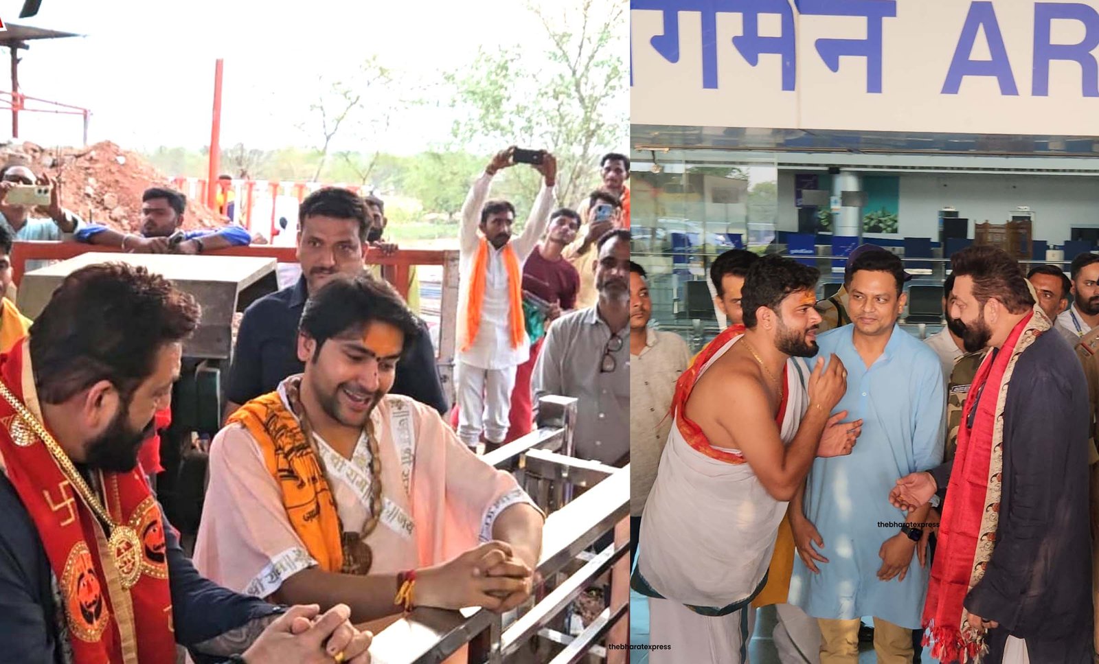 Actor Sanjay Dutt reached Bageshwar Dham