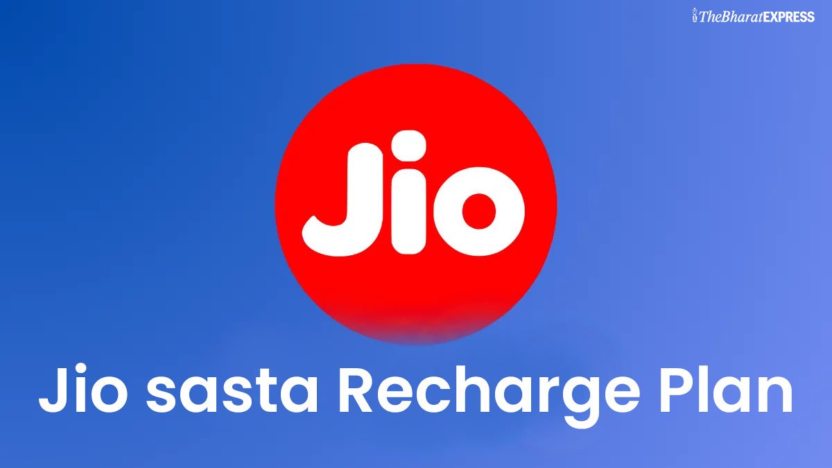 Jio sasta Recharge Plan