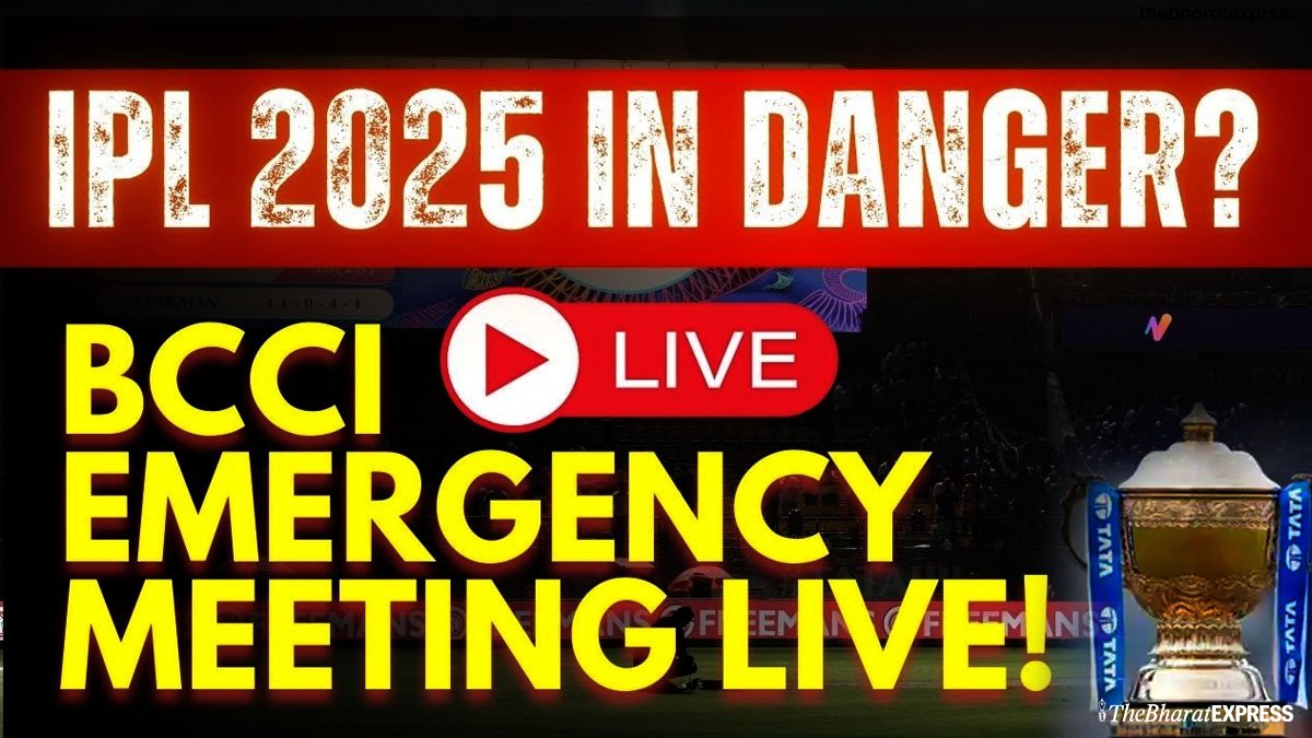 BCCI Emergency Meeting on IPL 2025