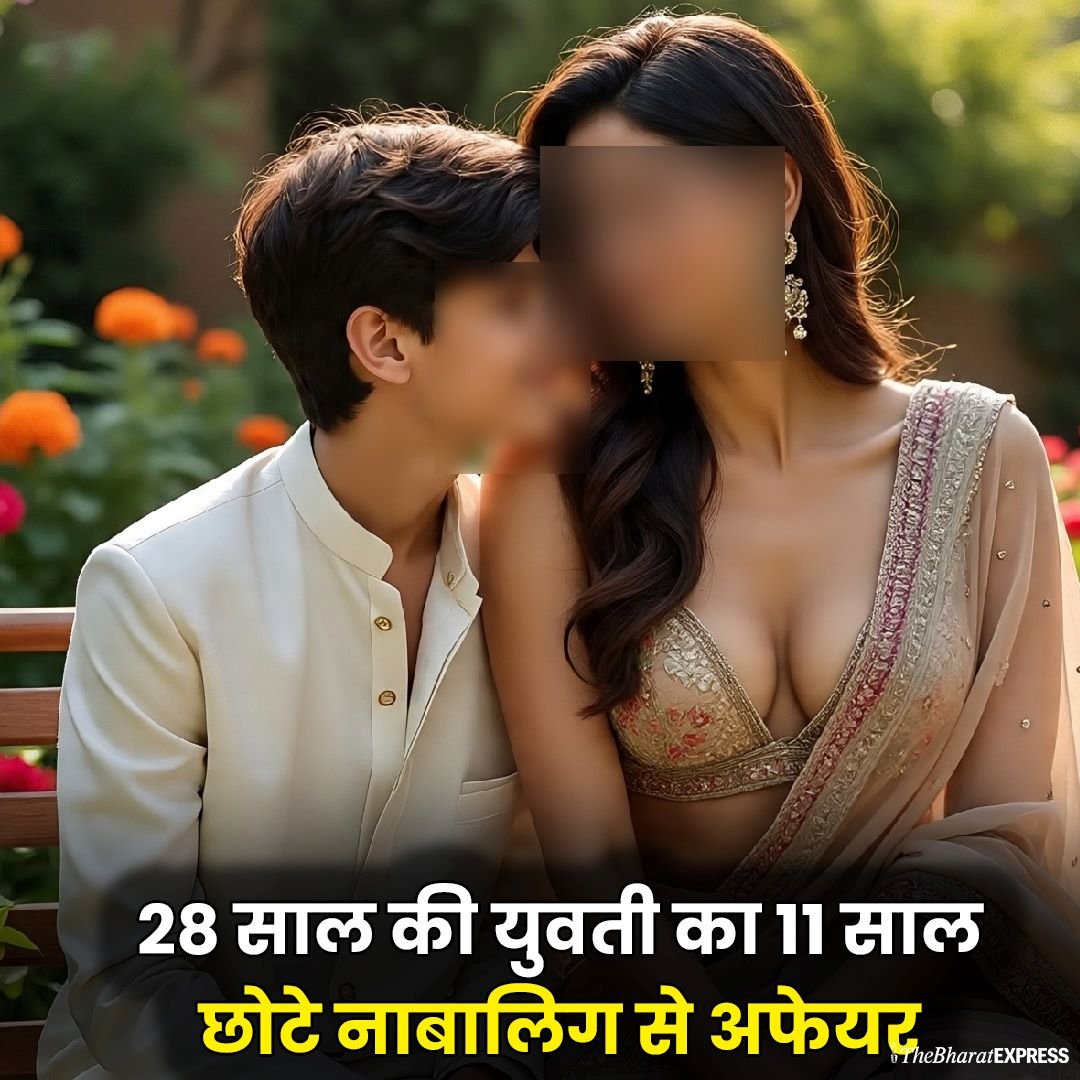 28 saal ki yuvati ka 11 saal chhote nabalig se affair.
