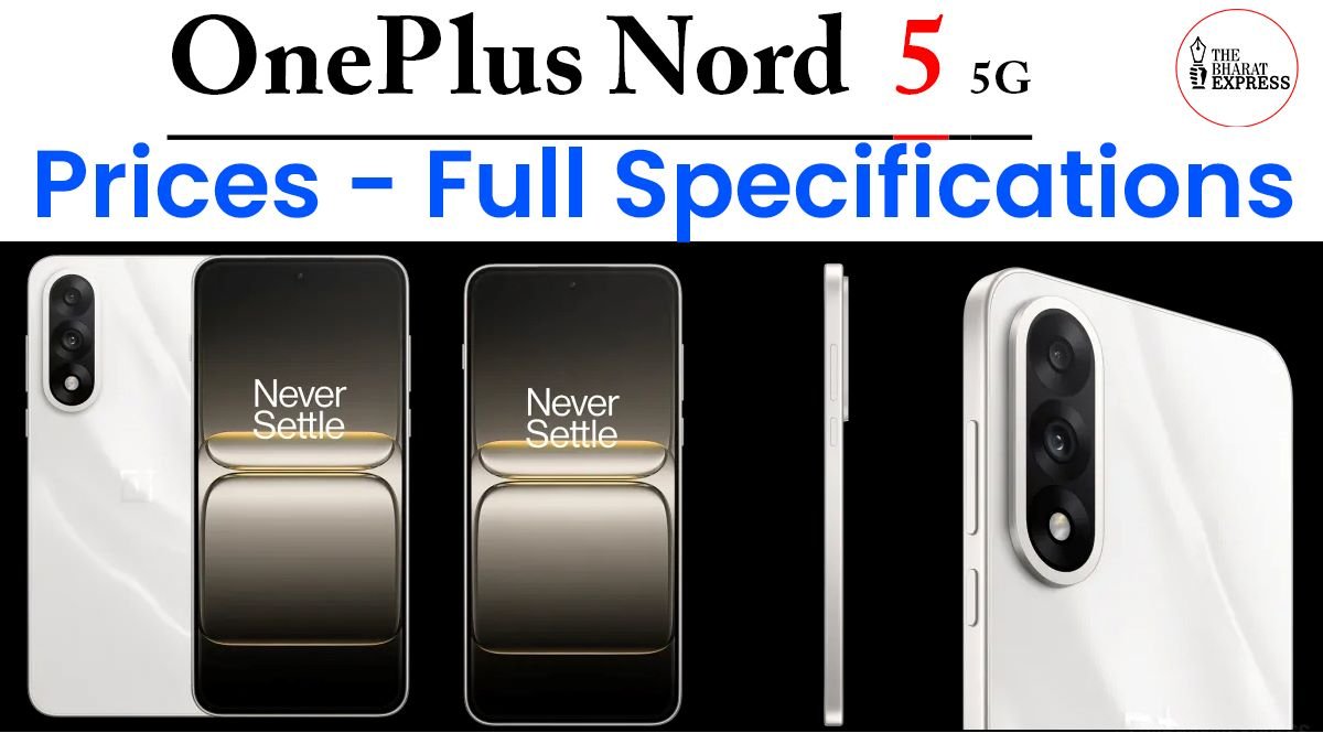 OnePlus Nord 5 5G Prices Full Specifications