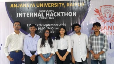 Smart India Hackathon 2026, SIH 2026, Internal Hackathon Raipur, Anjaneya University Raipur, आंजनेय विश्वविद्यालय, स्मार्ट इंडिया हैकाथॉन, रायपुर हैकाथॉन, Student Innovation, Education News Raipur, Hackathon 2026